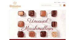 Desktop Screenshot of edelweisschocolates.com